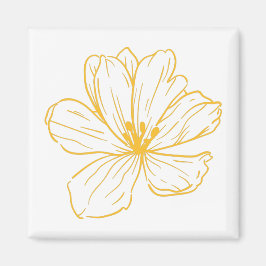 Imán Petite fleur jaune - Kook Art
