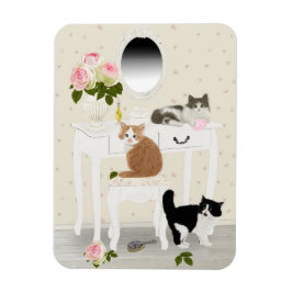 Imán PetitRose "Kittens Beauty Salon" , Magnet