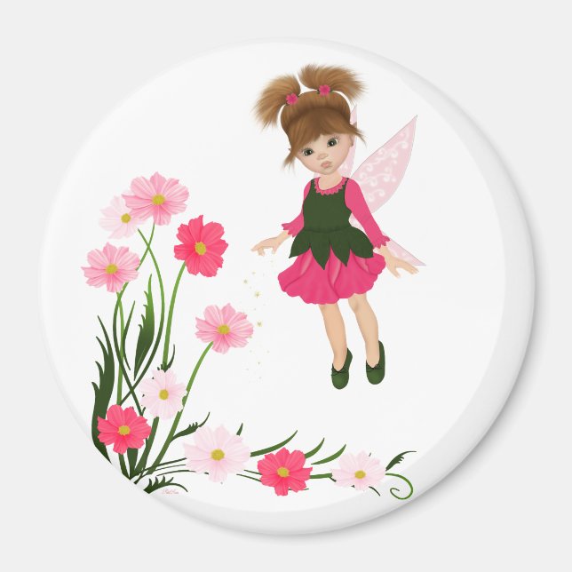 Imán PetitRose "Little Flower Fairy" , Magnet (Frente)