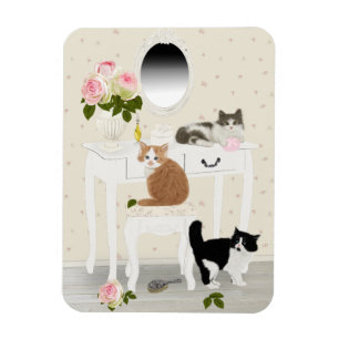 Imán PetitRose "salón de belleza de los gatitos", imá