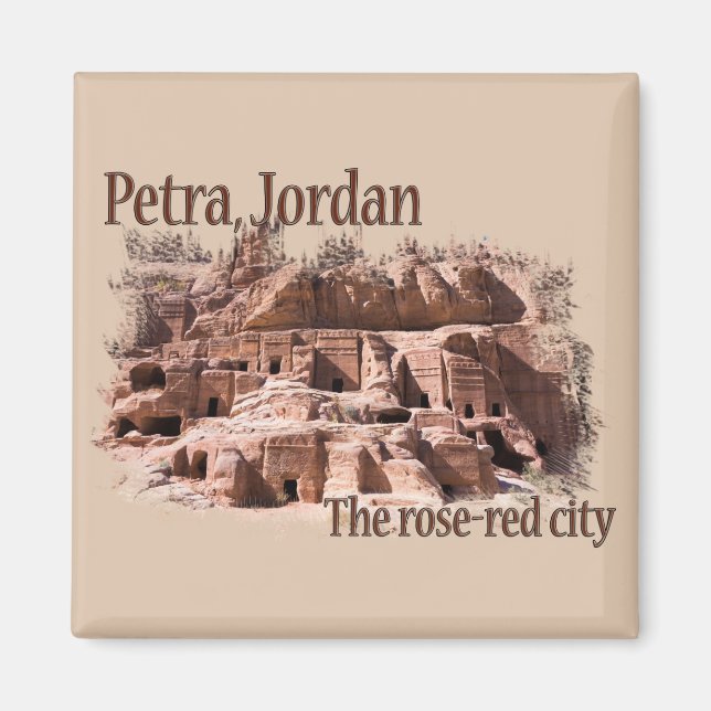 Imán Petra: Ciudad Roja Rosa (Frente)
