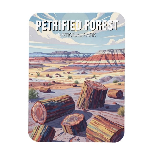 Imán Petrified Forest National Park (Vertical)