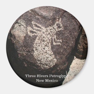 Imán Petroglifo de Three Rivers
