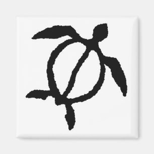 Imán petroglifo de tortuga