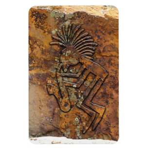 Imán Petroglifo del jugador de Kokopelli Saxaphone