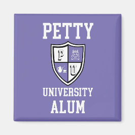Imán Petty University Alum grado periwinkle alma mater