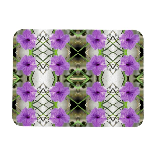 Imán Petunias y Latticetwork mexicanos (Horizontal)