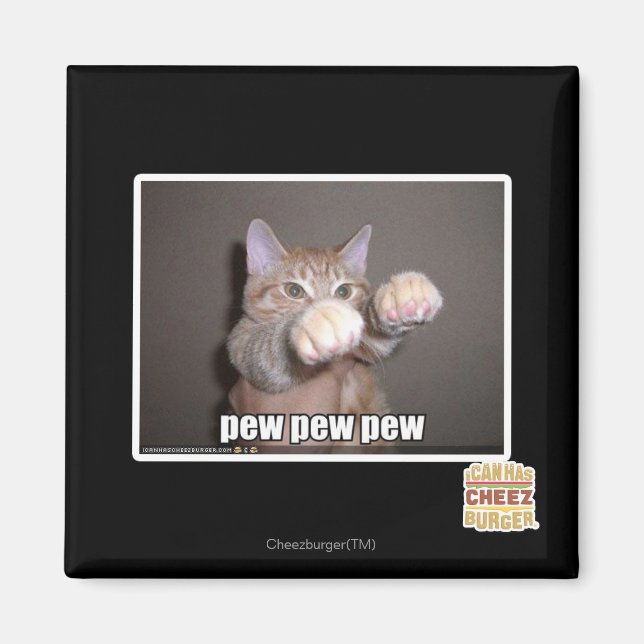 Imán Pew pew pew (Frente)