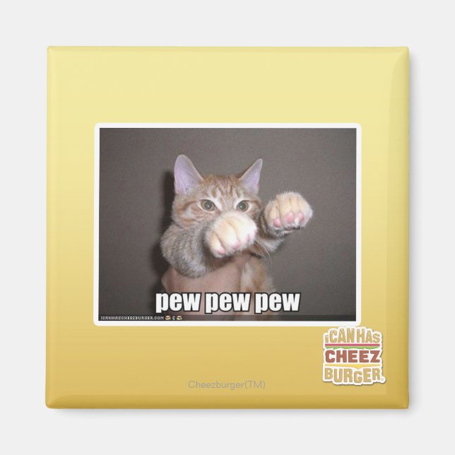 Imán Pew pew pew (Frente)