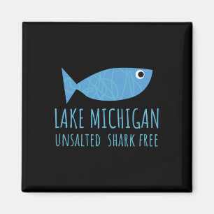 Imán Pez de los Grandes Lagos del Lago Michigan sin sal