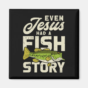 Imán Pez Jesús Historia Pescador Dios Cristo Pesca Chri