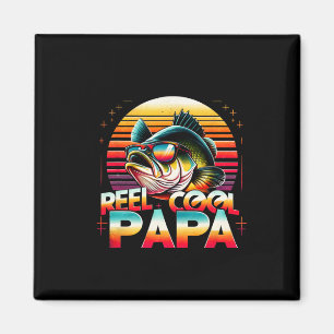 Imán Pez papá genial de carrete Regalo del día del padr