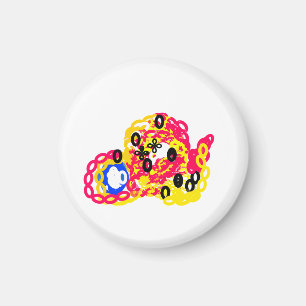 Imán Pez pulpo alegría juego de verano