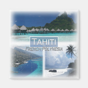 Imán PF0022 Oceanía, Polinesia Francesa, Tahití, nevera