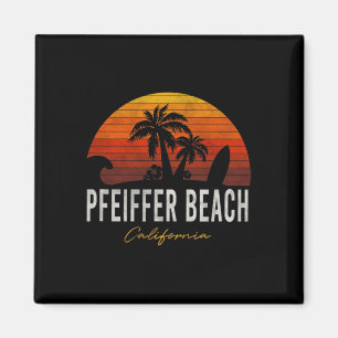 Imán Pfeiffer Beach California Palms Vacation Surf Sund