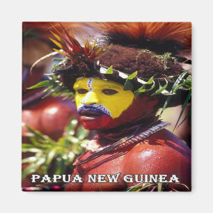 Imán PG - Papúa Nueva Guinea - Huli Wigman