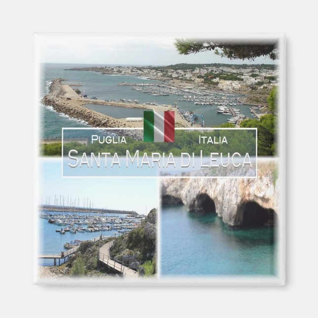 Imán PGL003 SANTA MARIA DI LEUCA, Apulia, Fridge (Frente)