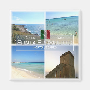 Imán PGL022 PUNTA PROSCIUTTO, Apulia, Frigorífico