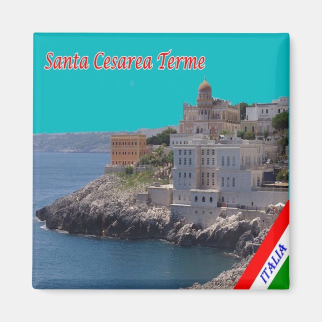Imán PGL029 SANTA CESAREA, SALENTO, Apulia, Fridge (Frente)