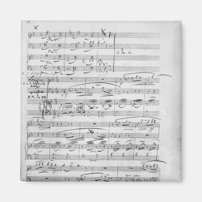 Imán Phantasiestucke, Opus, para piano (Frente)