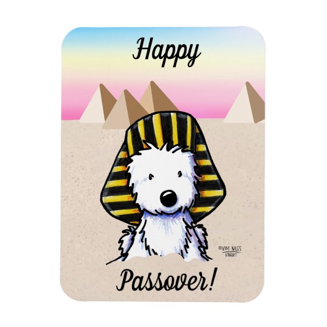 Imán Pharaoh Westie Passover (Vertical)