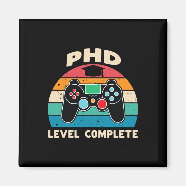 Imán Phd Level Complete Doctorate Graduation Gift For H (Frente)
