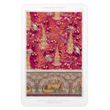 Pheasant Foxglove verneuil de Art Nouveau