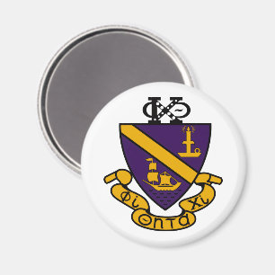 Imán Phi Chi Theta Cresta de Color