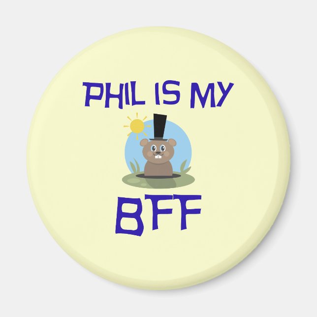 Imán Phil es mi BFF (Frente)