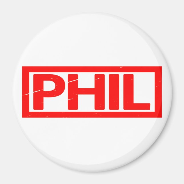 Imán Phil Stamp (Frente)
