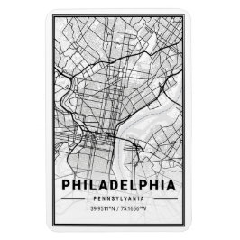Imán Philadelphia Pennsylvania USA Travel City Map