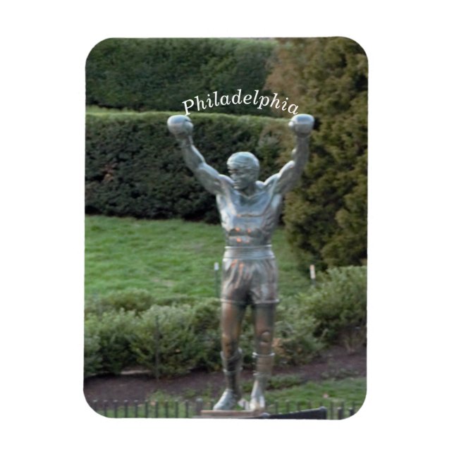 Imán Philadelphia Rocky Statue (Vertical)