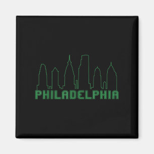 Imán Philadelphia Skyline Downtown Cityscape