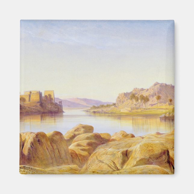 Imán Philae, Egipto, 1863 (aceite sobre lienzo) (Frente)