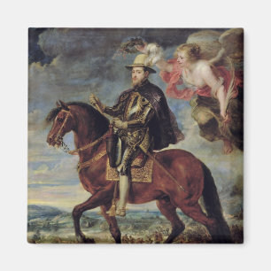 Imán Philip II coronado por la victoria, 1628