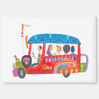 Imán Philippine Jeepney by Robert Alejandro Magnet 
