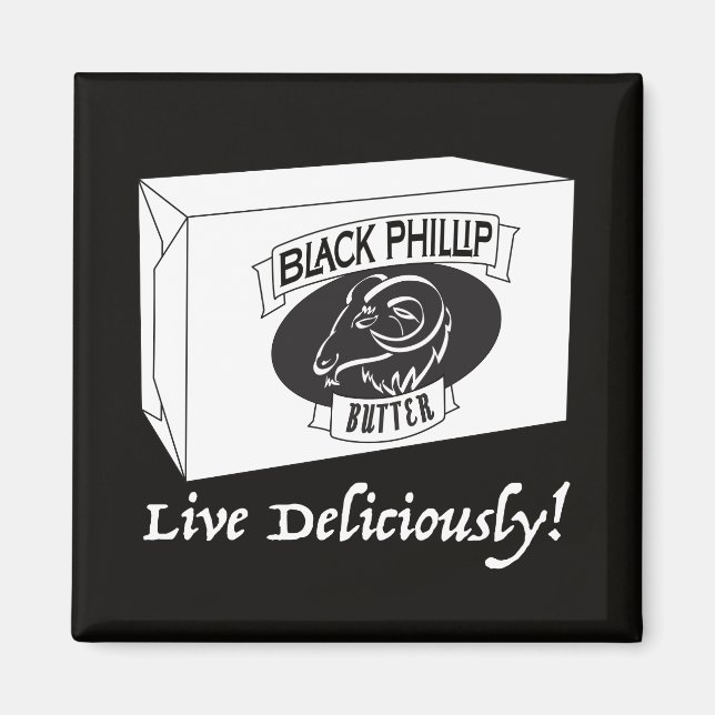 Imán Phillip Butter negro (Frente)