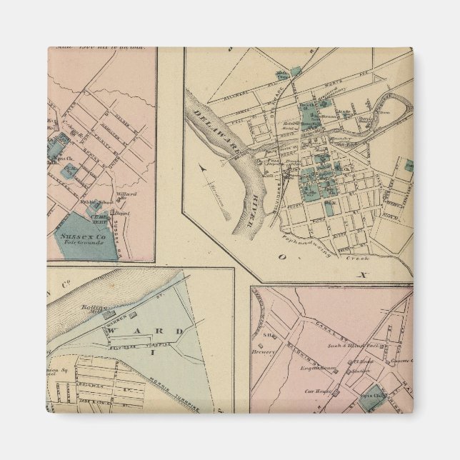 Imán Phillipsburg, NJ (Frente)