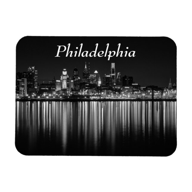 Imán Philly night b/w (Horizontal)
