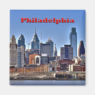 Imán Philly Skyline HDR Magnet