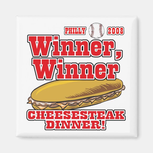 Imán Philly Winner Cheesesteak Dinner (Frente)