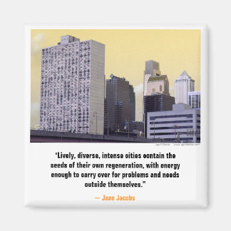Imán "PhillyTunes" Jane Jacobs Magnet