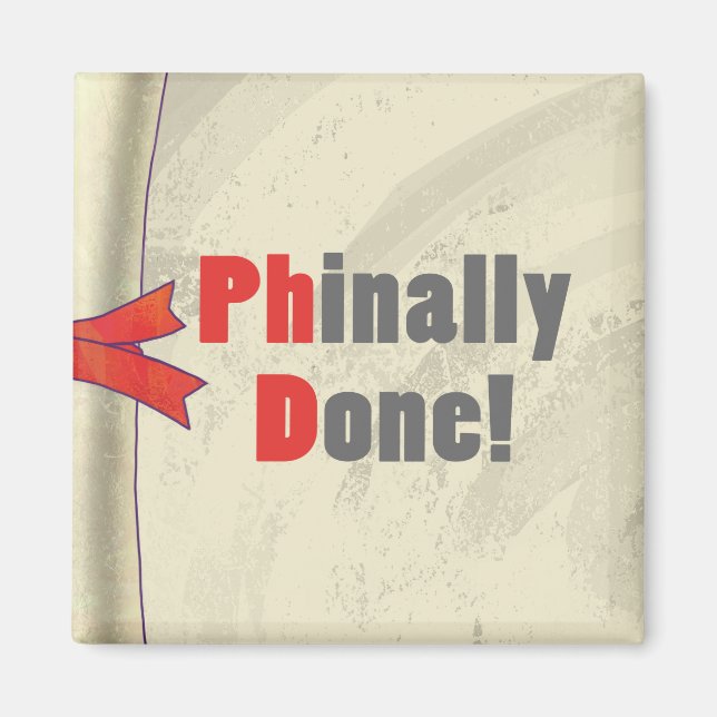 Imán Phinally Done (Frente)