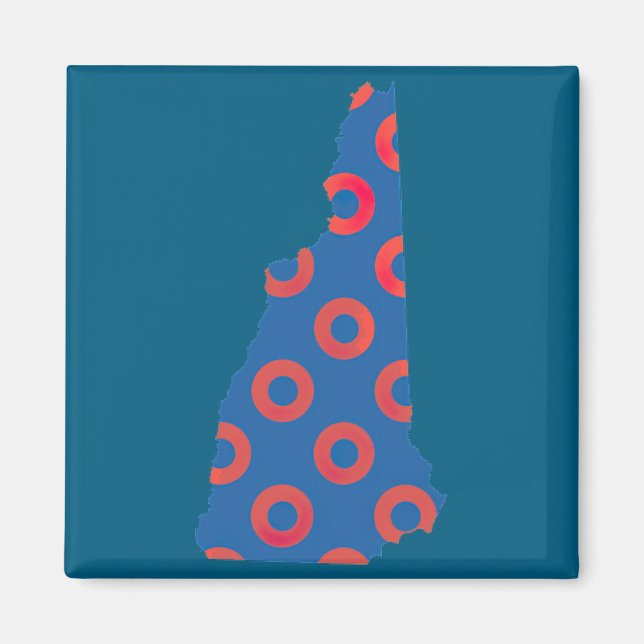 Imán Phish Fishman Donut New Hampshire Ecavator Boy Don (Frente)