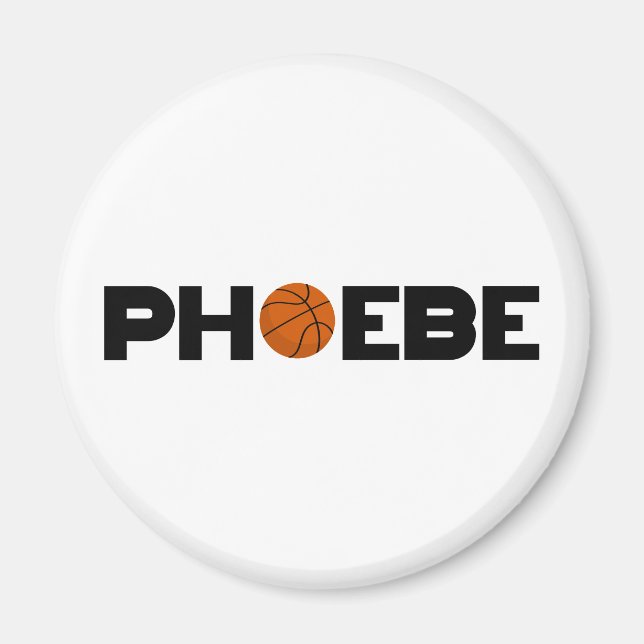 Imán Phoebe Basketball (Frente)