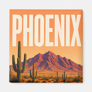 Imán Phoenix Camelback Mountain Desierto