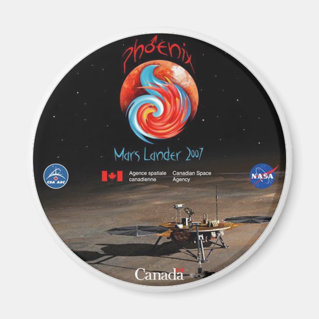 Imán Phoenix Mission Patch CSA (Frente)