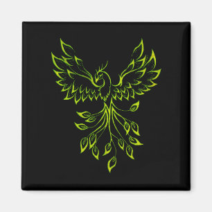 Imán Phoenix Rises en Negro