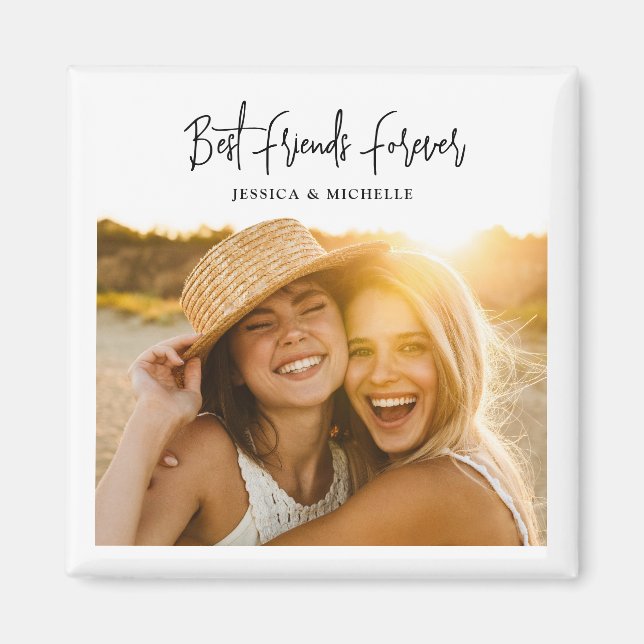 Imán Photo Best Friends Name (Frente)