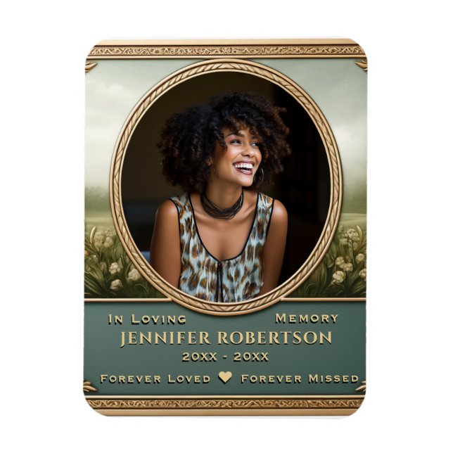 Imán Photo Memorial (Vertical)